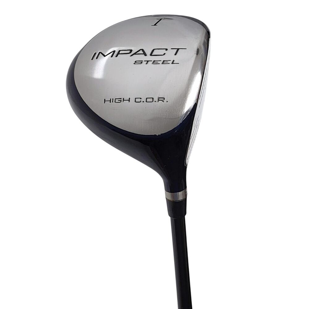 TS Golf Impact Steel High C.O.R. Driver RH Regular Graphite Shaft 45" Good Grip